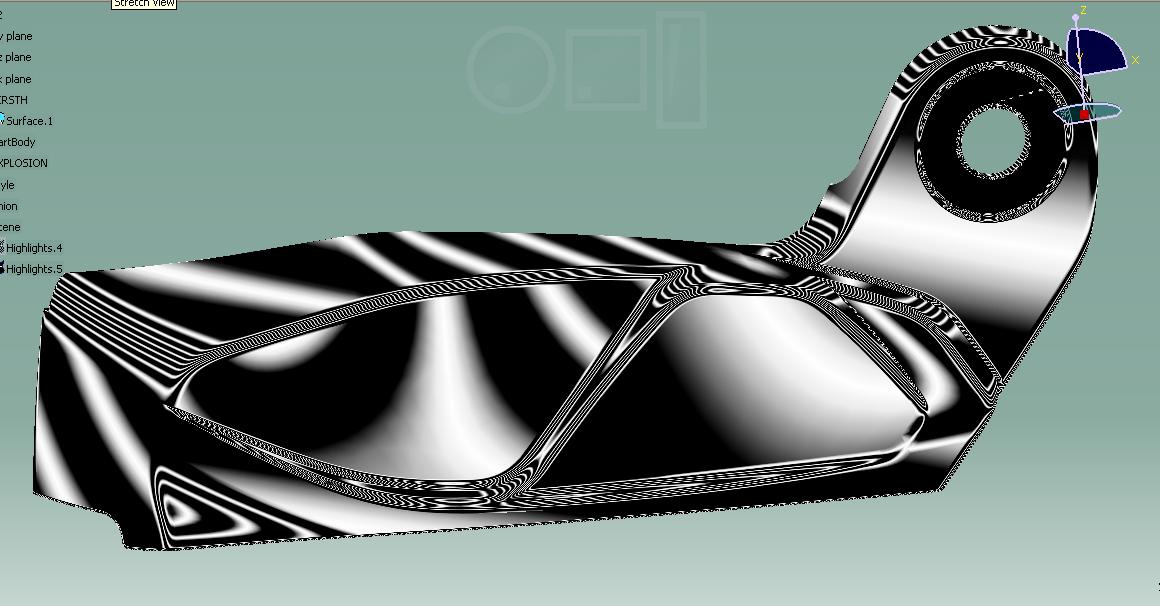 Automotive surface model
